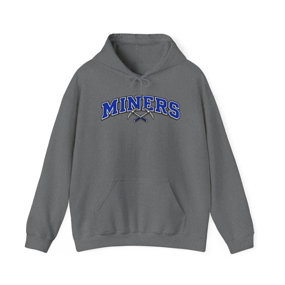 Miners Block Letter and Logo Hoodie