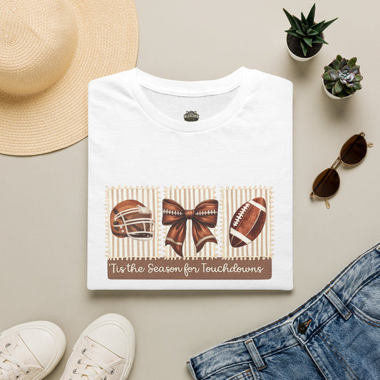 Football Holiday T-Shirt — 'Tis the Season for Touchdowns