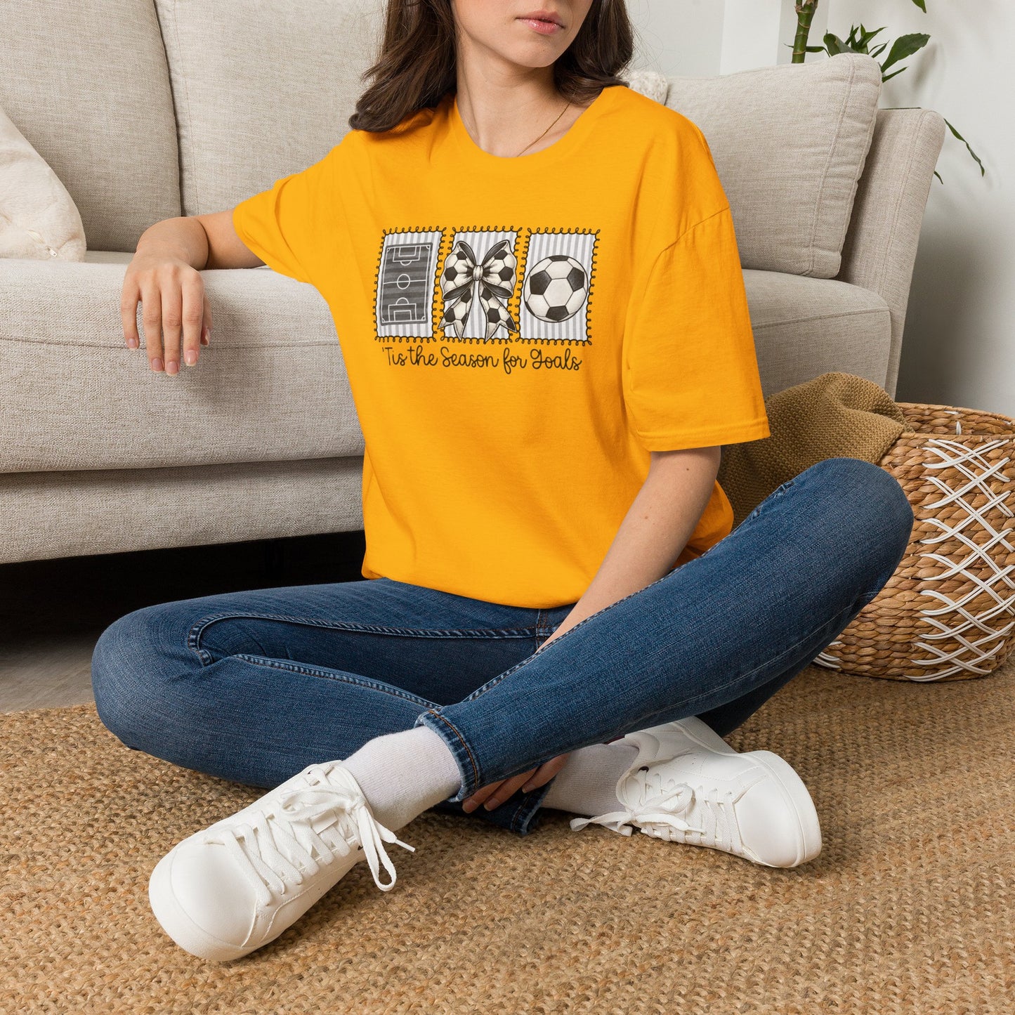 Soccer T‑Shirt — "Tis the Season for Goals"  Soccer Tee