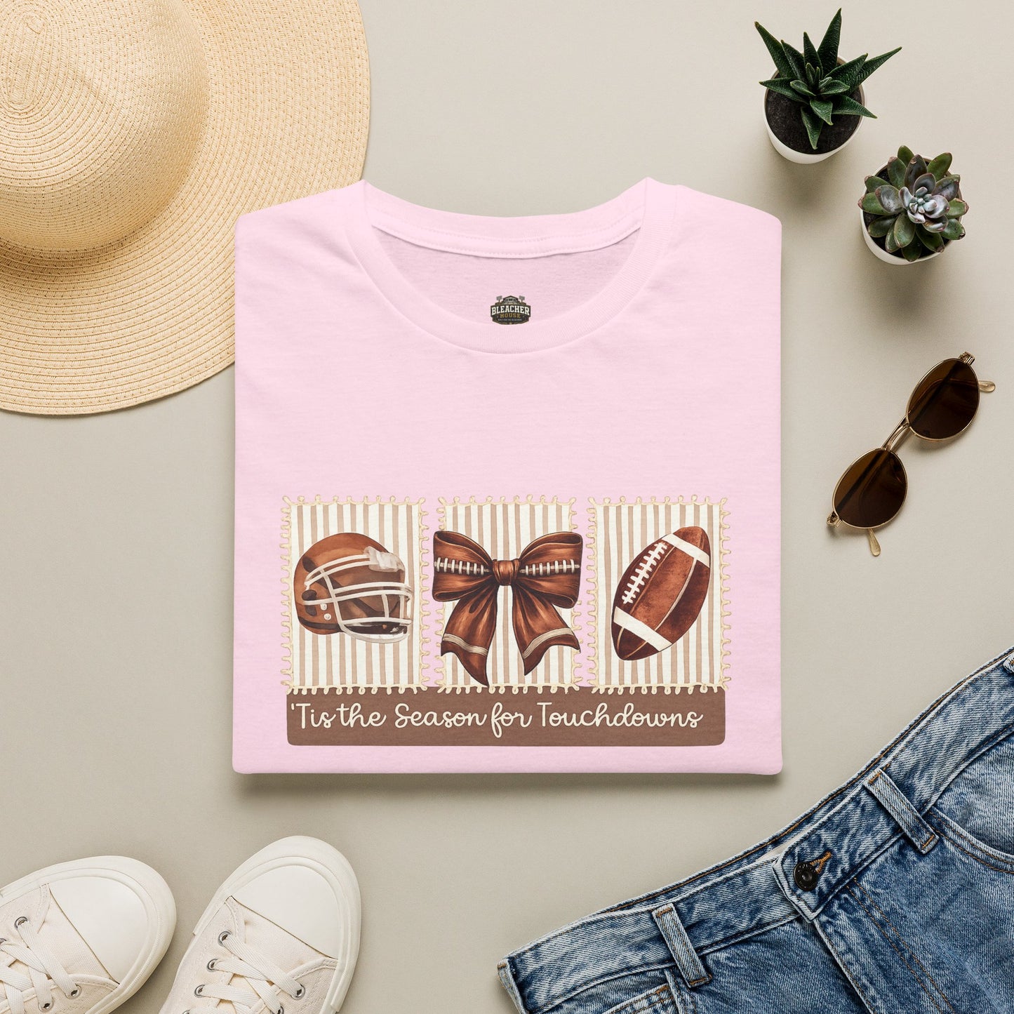 Football Holiday T-Shirt — 'Tis the Season for Touchdowns