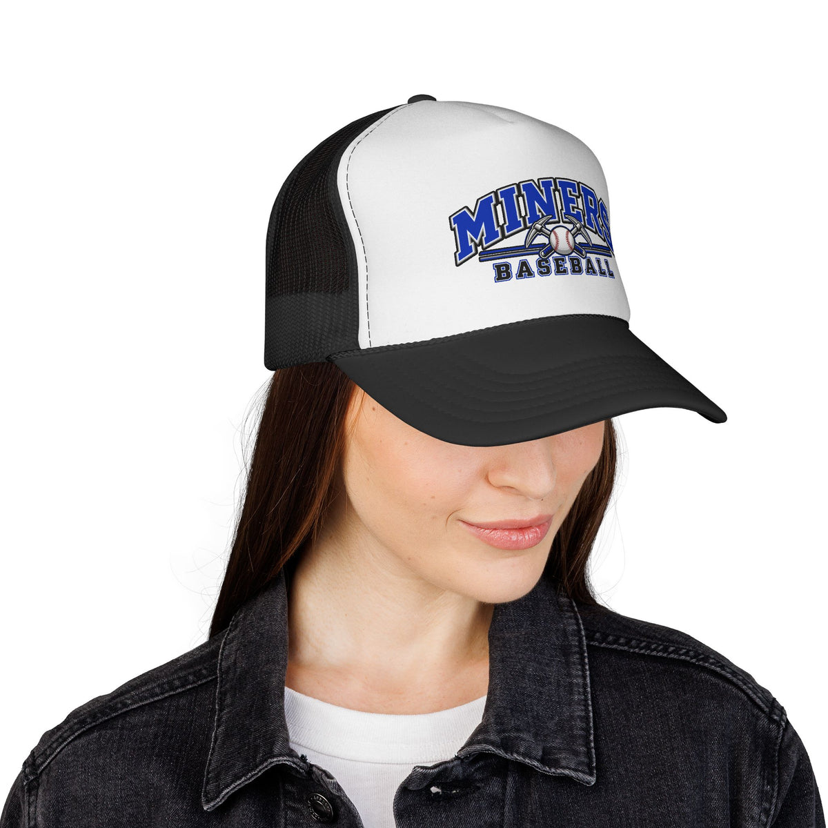 Miners Baseball Trucker Hat – Vintage Team Logo Mesh Cap