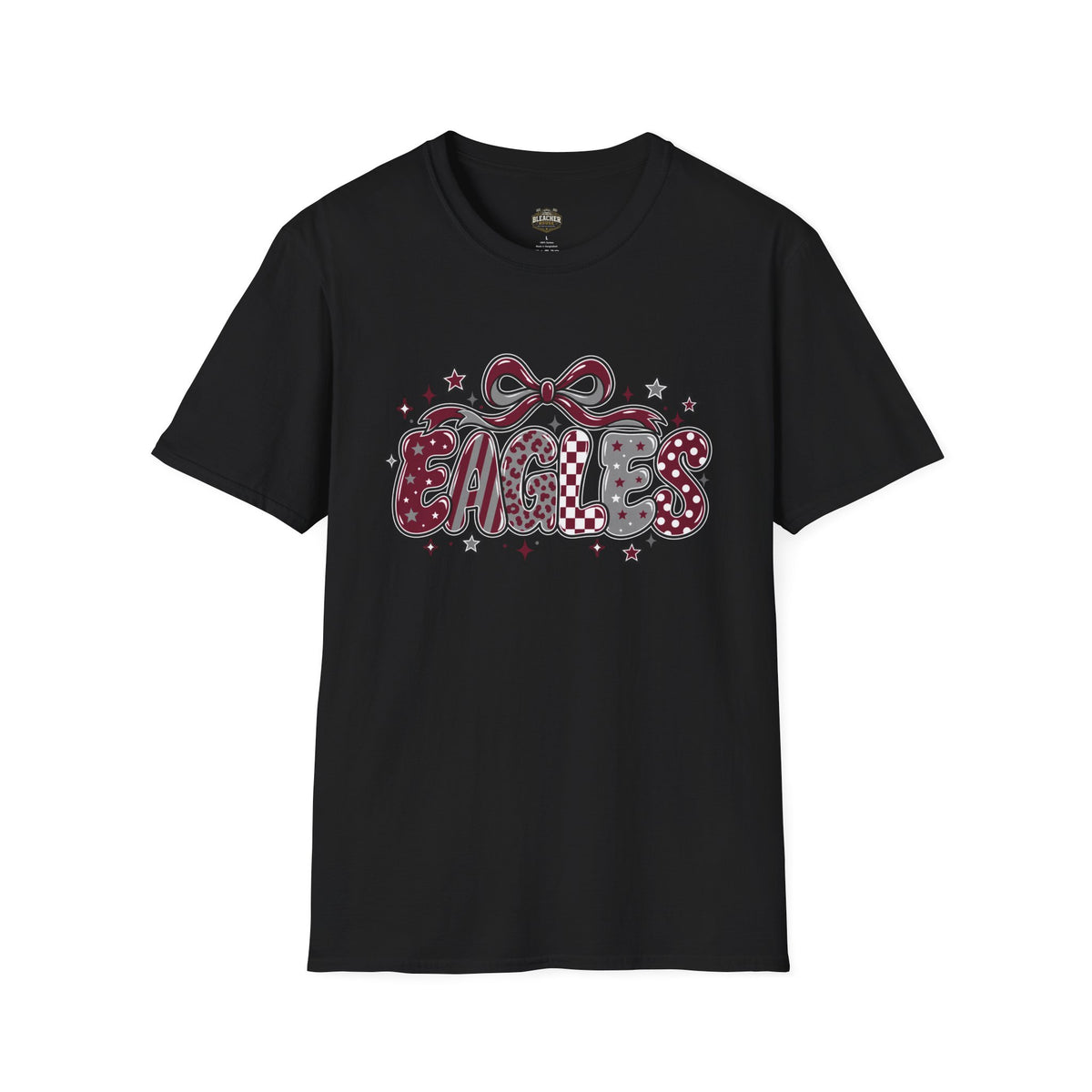 Eagles T-Shirt — Retro Bow & Stars Spirit Shirt