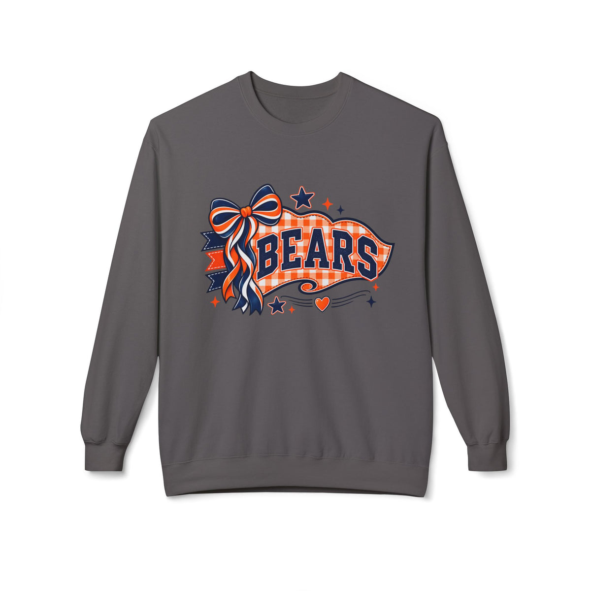 Bears Ribbon Crewneck Sweatshirt – Vintage Team Spirit Pullover