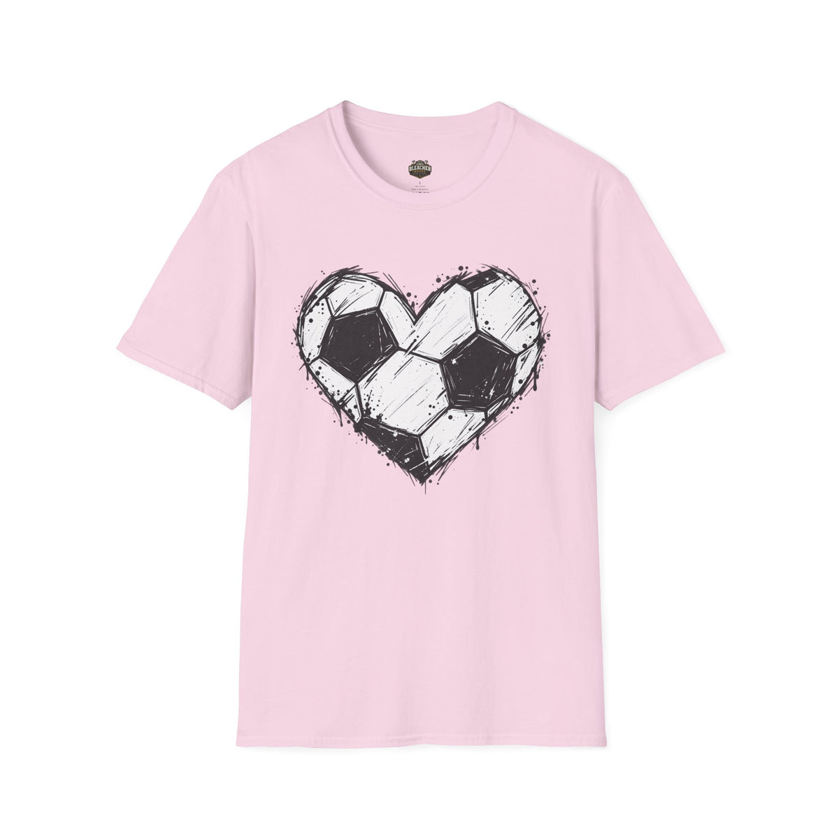 Soccer Heart T-Shirt — Grunge Love Football Tee