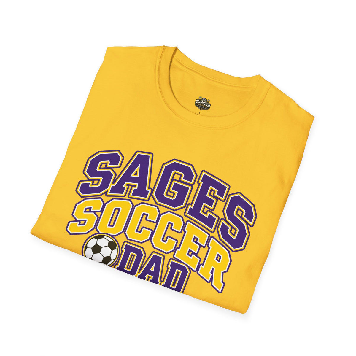 Sages Soccer Dad T‑Shirt — School Team Supportive Fan Tee