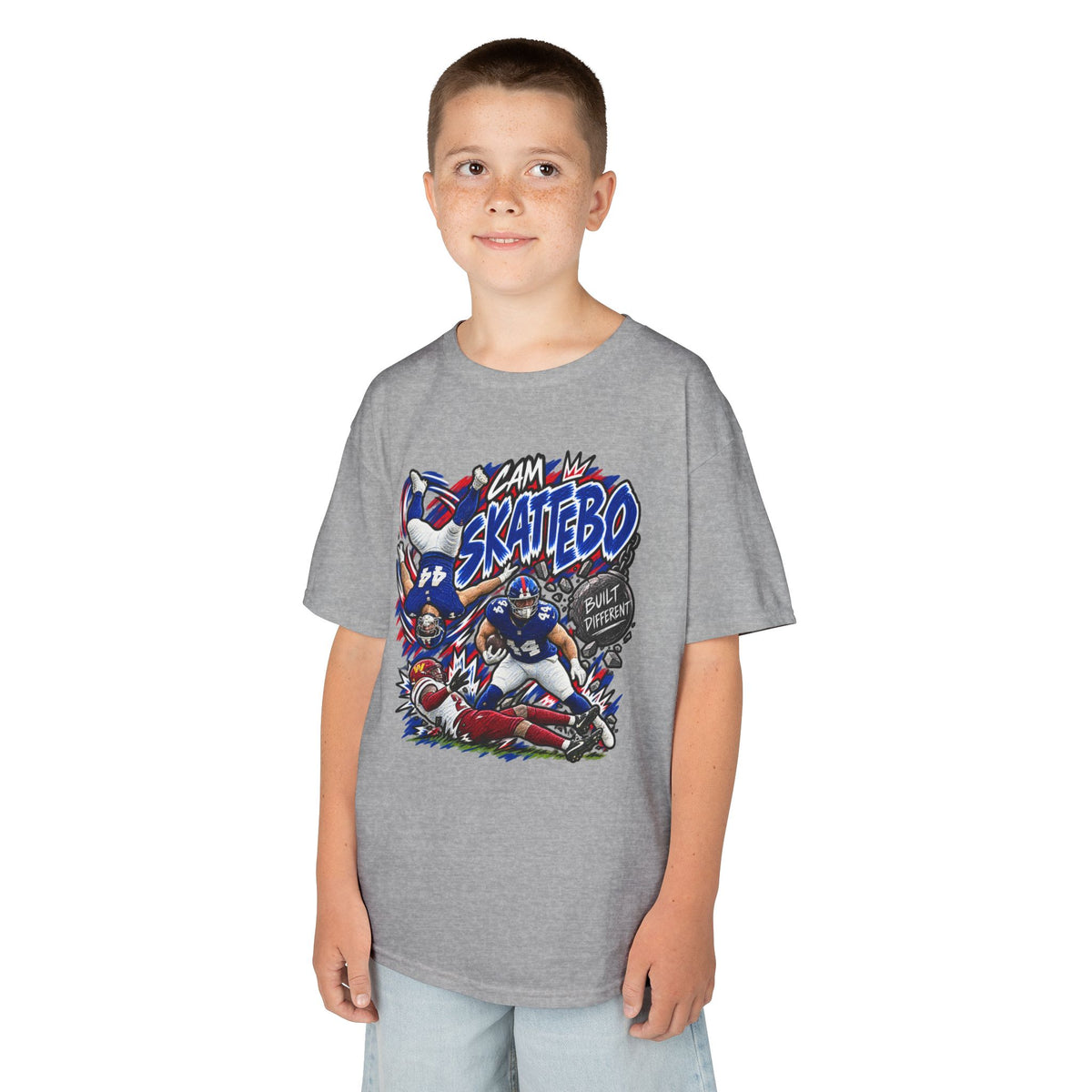 YOUTH Cam Skattebo Graphic T-Shirt - Sunday Standouts Sketch Series