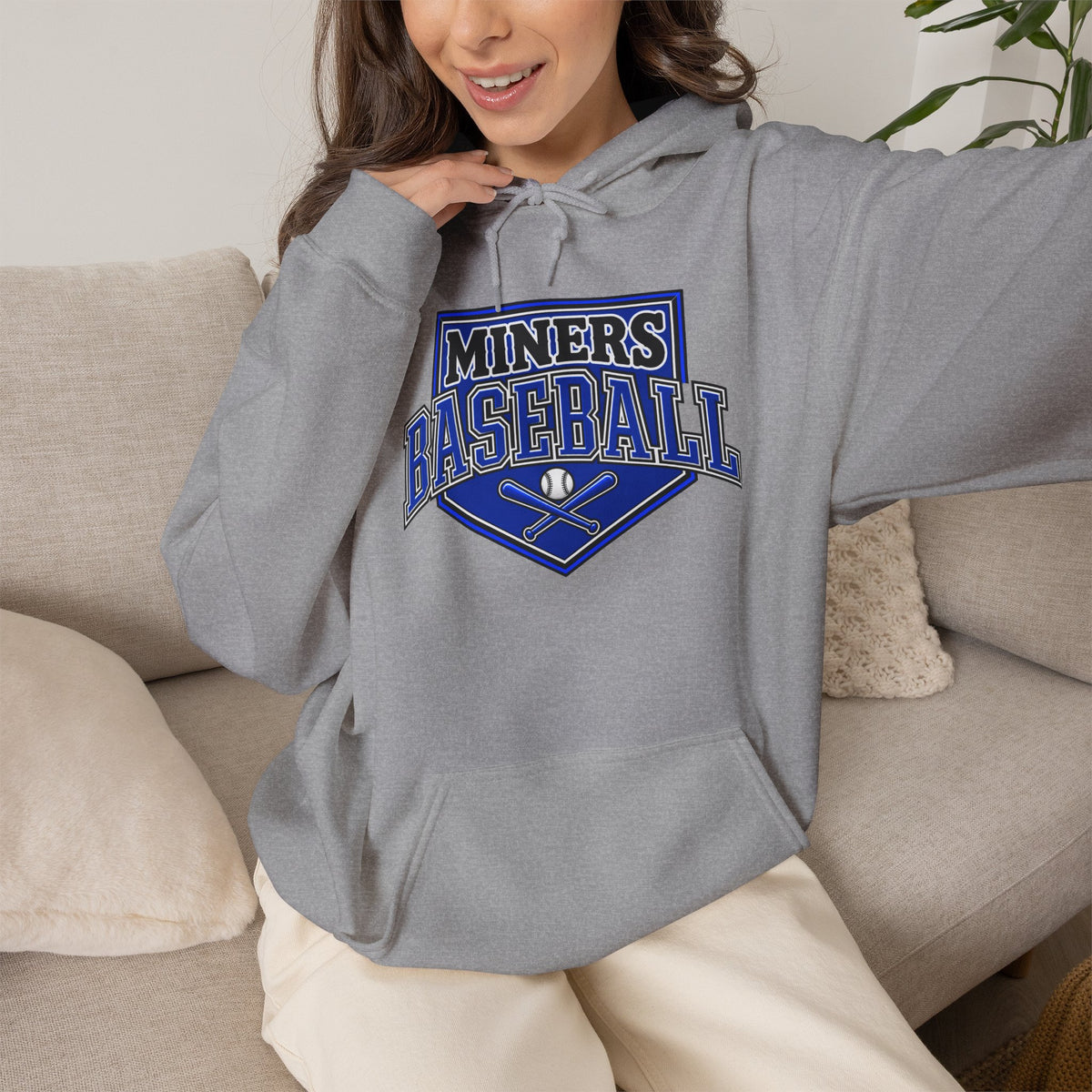 Miners Baseball Unisex Heavy Blend™ Hooded Sweatshirt