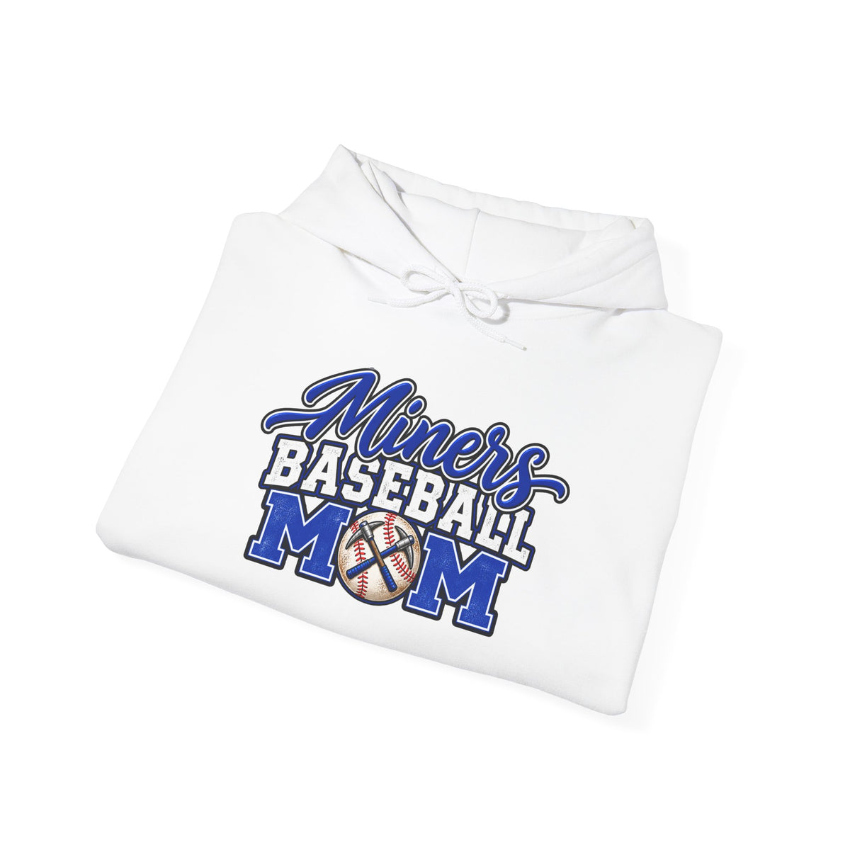 Miners Baseball Mom Hoodie – Supportive Team Spirit Pullover