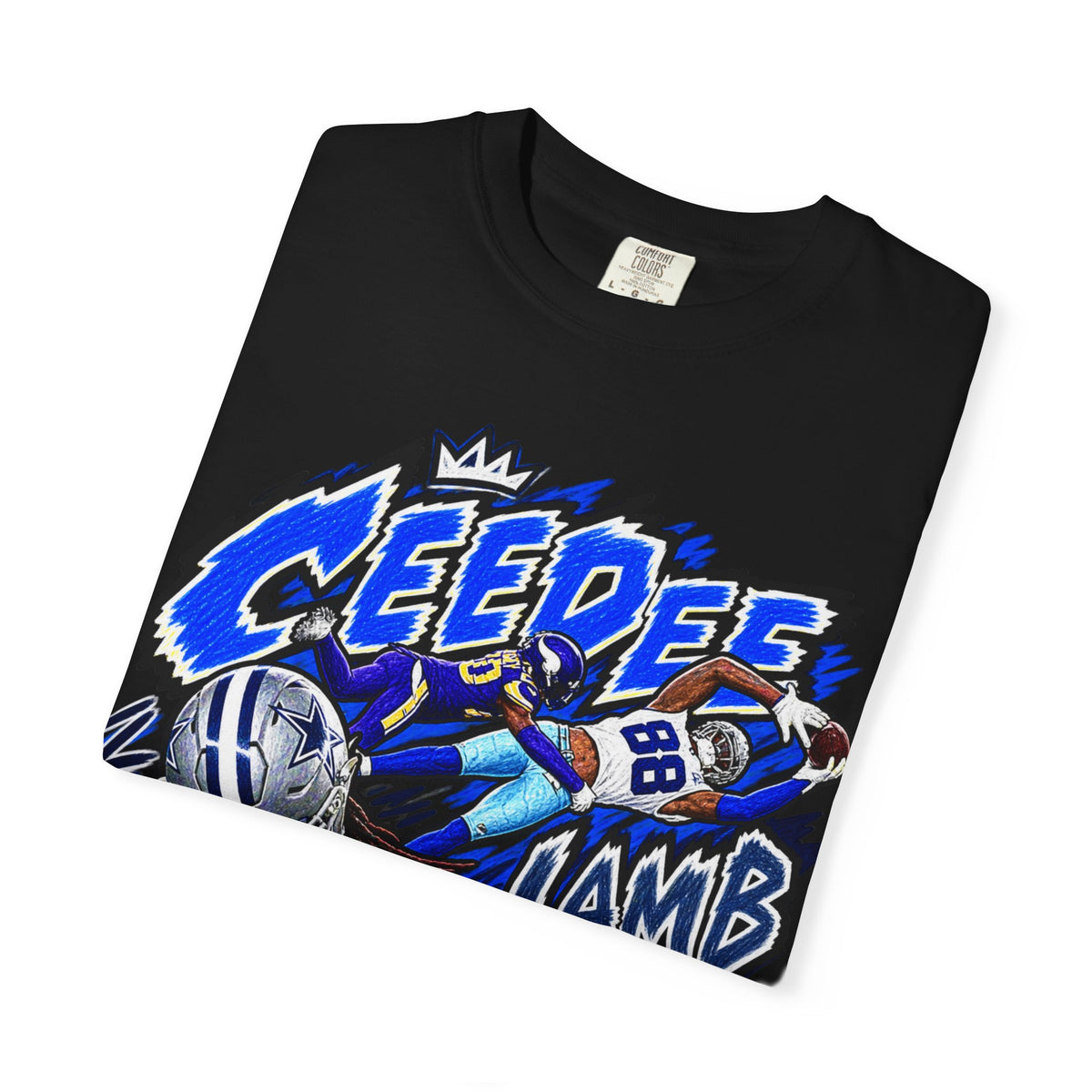 CeeDee Lamb Graphic T-Shirt - Sunday Standouts Sketch Series