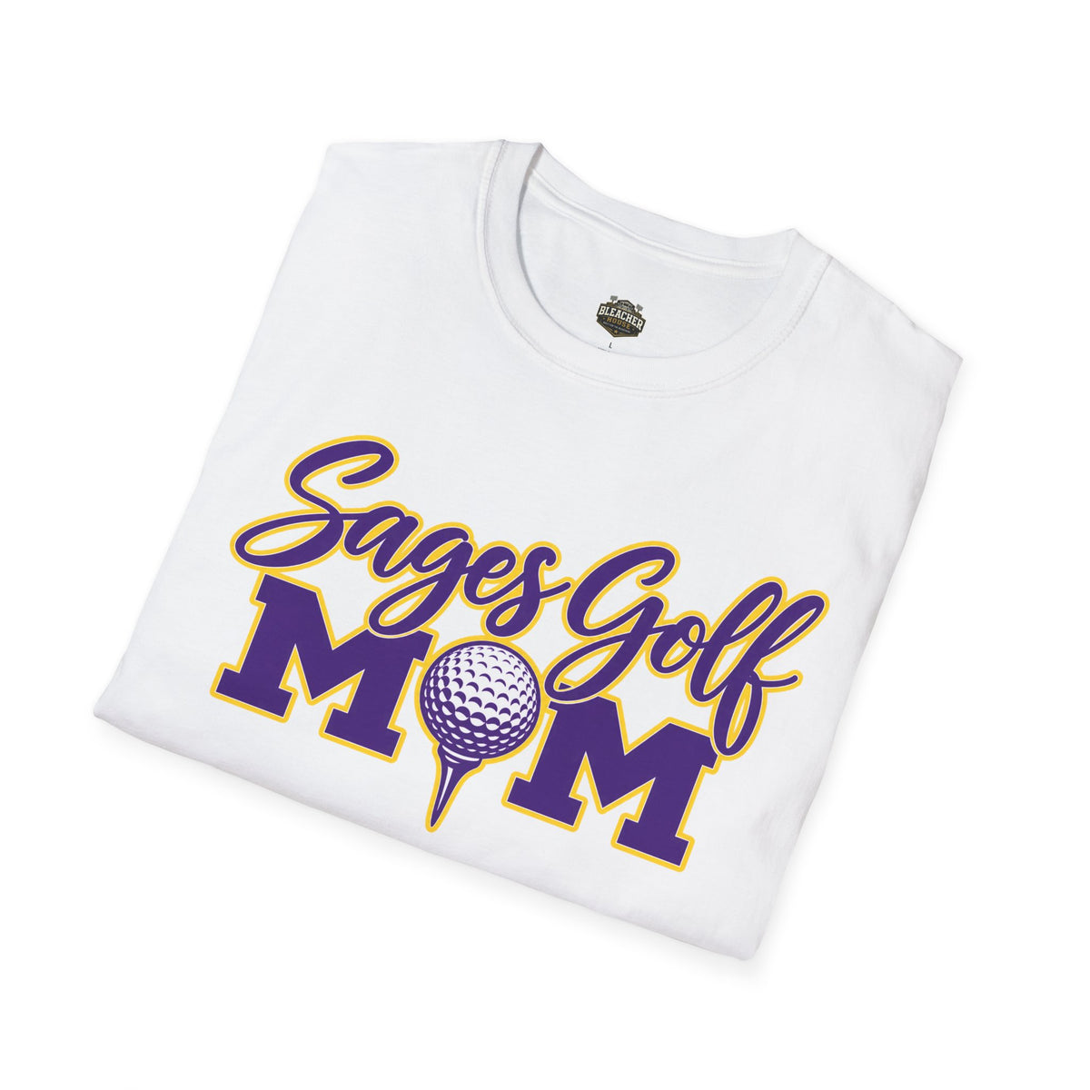 Sages Golf Mom T-Shirt — “Sages Golf MOM” Script & Tee Graphic