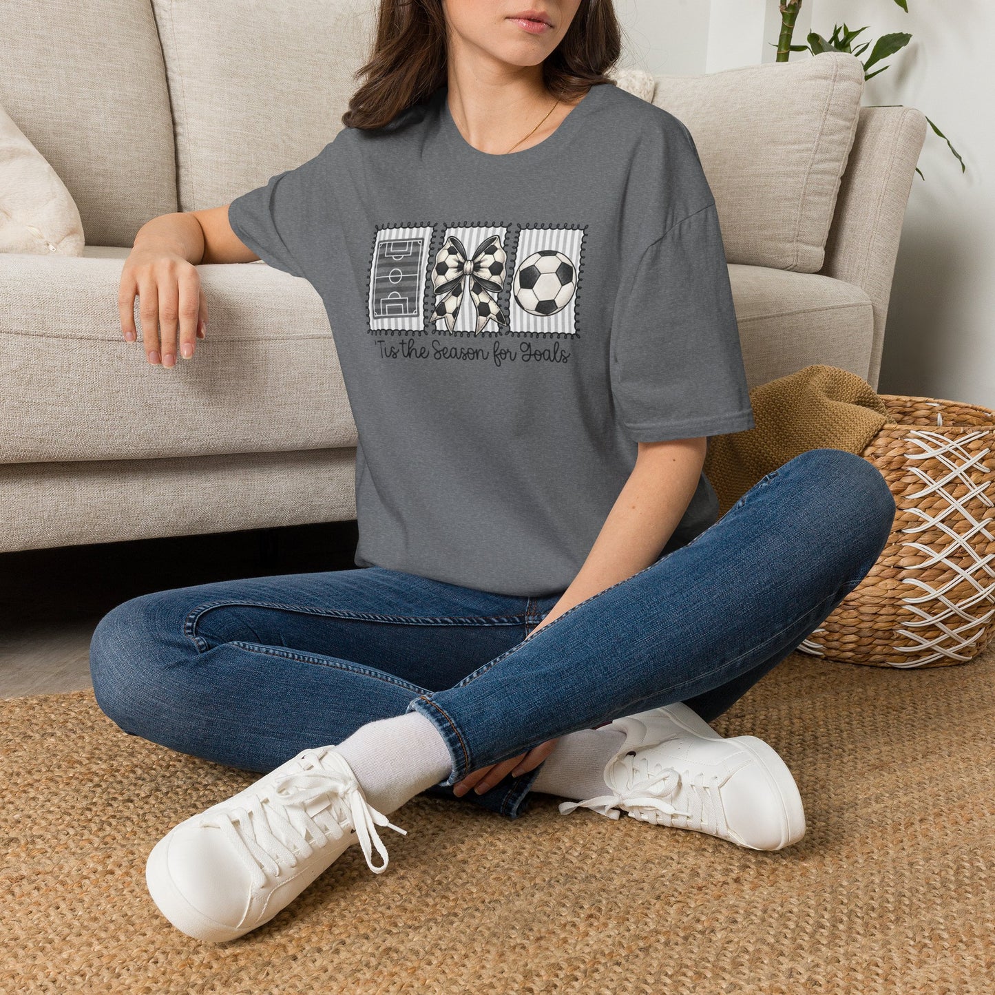 Soccer T‑Shirt — "Tis the Season for Goals"  Soccer Tee