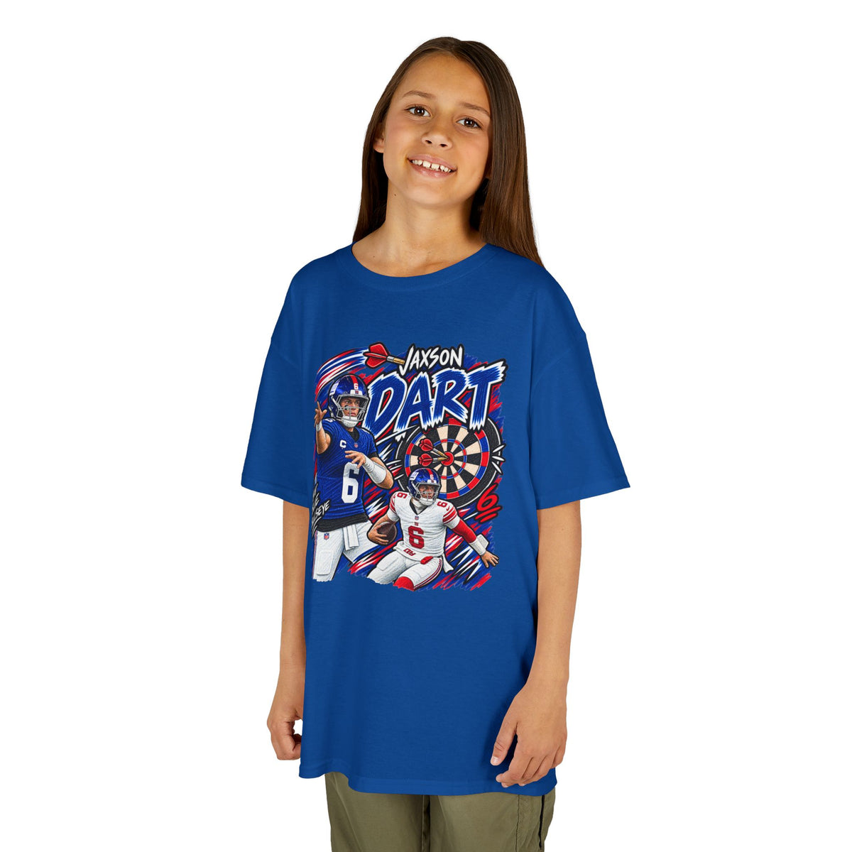 YOUTH Jaxson Dart Graphic T-Shirt - Sunday Standouts Sketch Series