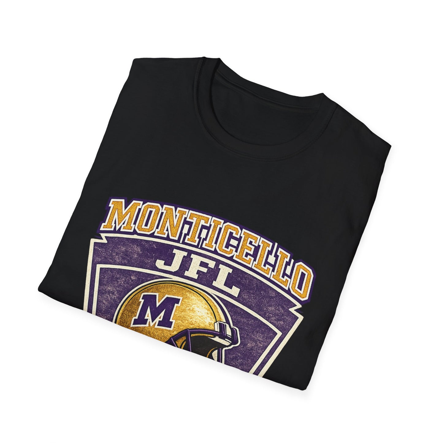 Monticello JFL Football T‑Shirt — Vintage Helmet Tee