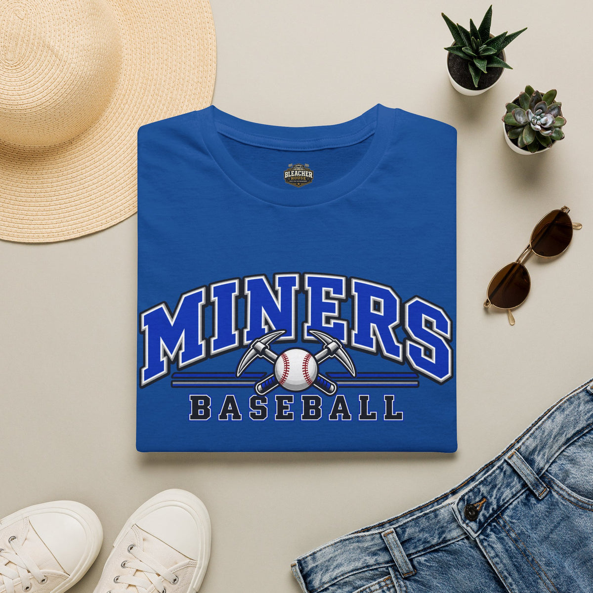 Miners Baseball T-Shirt – Team Logo Unisex Softstyle T shirt