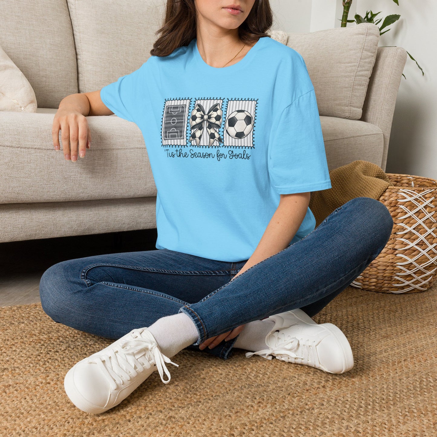 Soccer T‑Shirt — "Tis the Season for Goals"  Soccer Tee