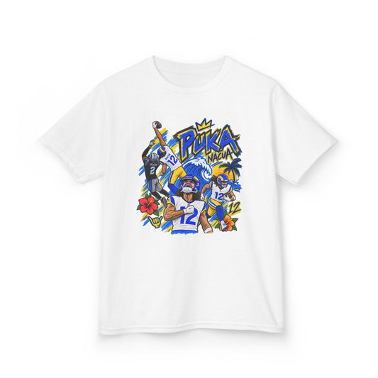 YOUTH Puka Nacua Graphic T-Shirt - Sunday Standouts Sketch Series