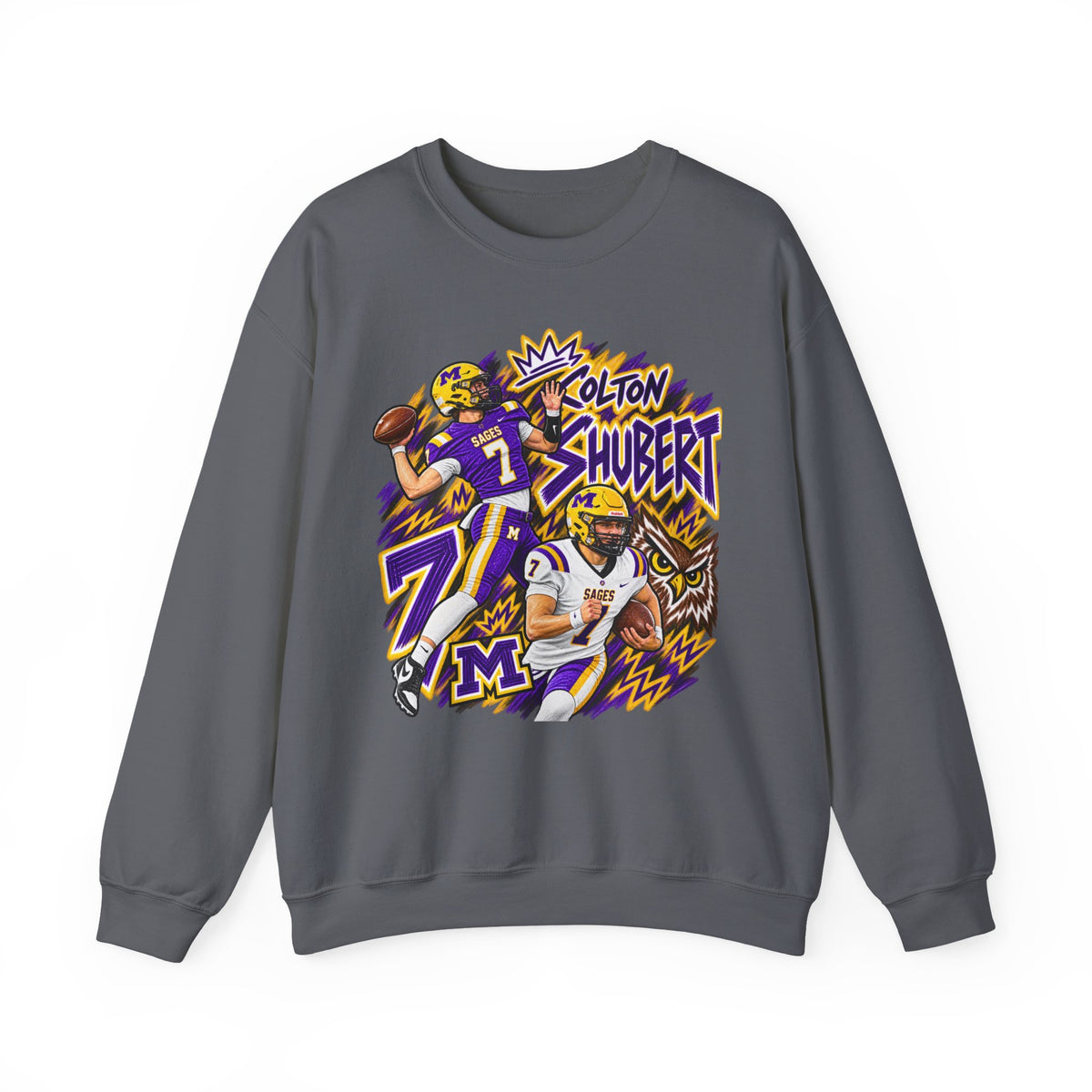 Colton Shubert Graphic Sketch Crewneck Sweatshirt