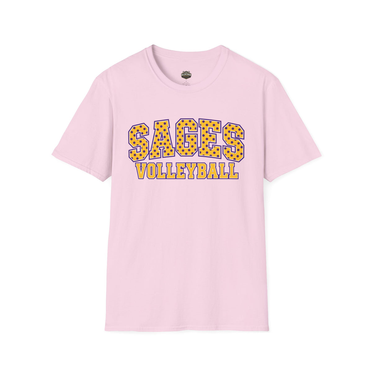 Sages Volleyball Team T‑Shirt — Retro Polka Dot Varsity Tee