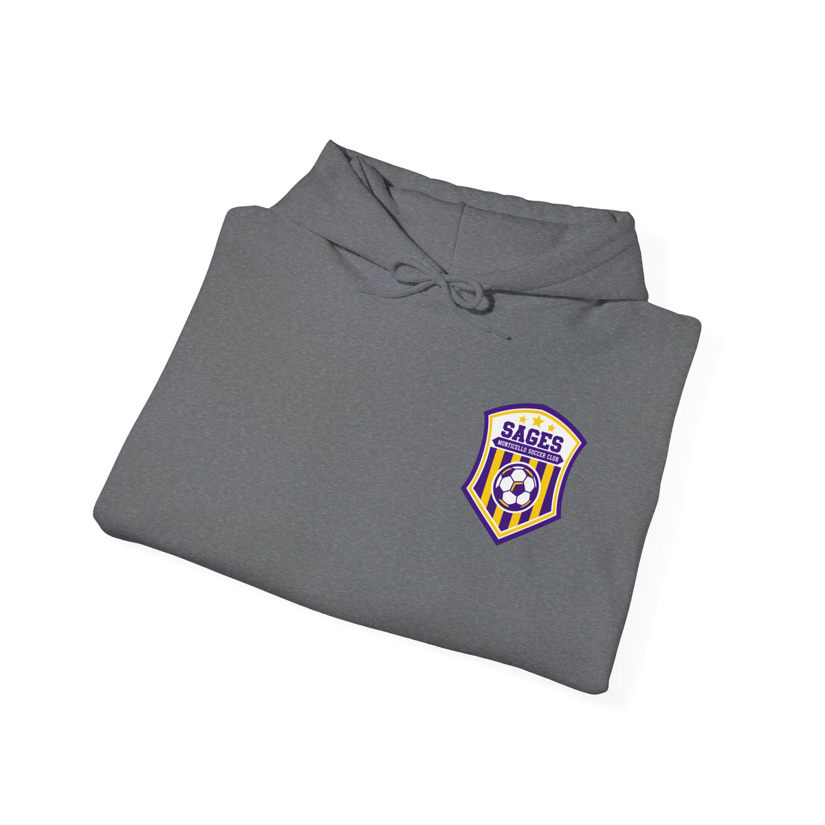 Monticello Soccer Club Crest Hoodie - Unisex Hooded Sweatshirt