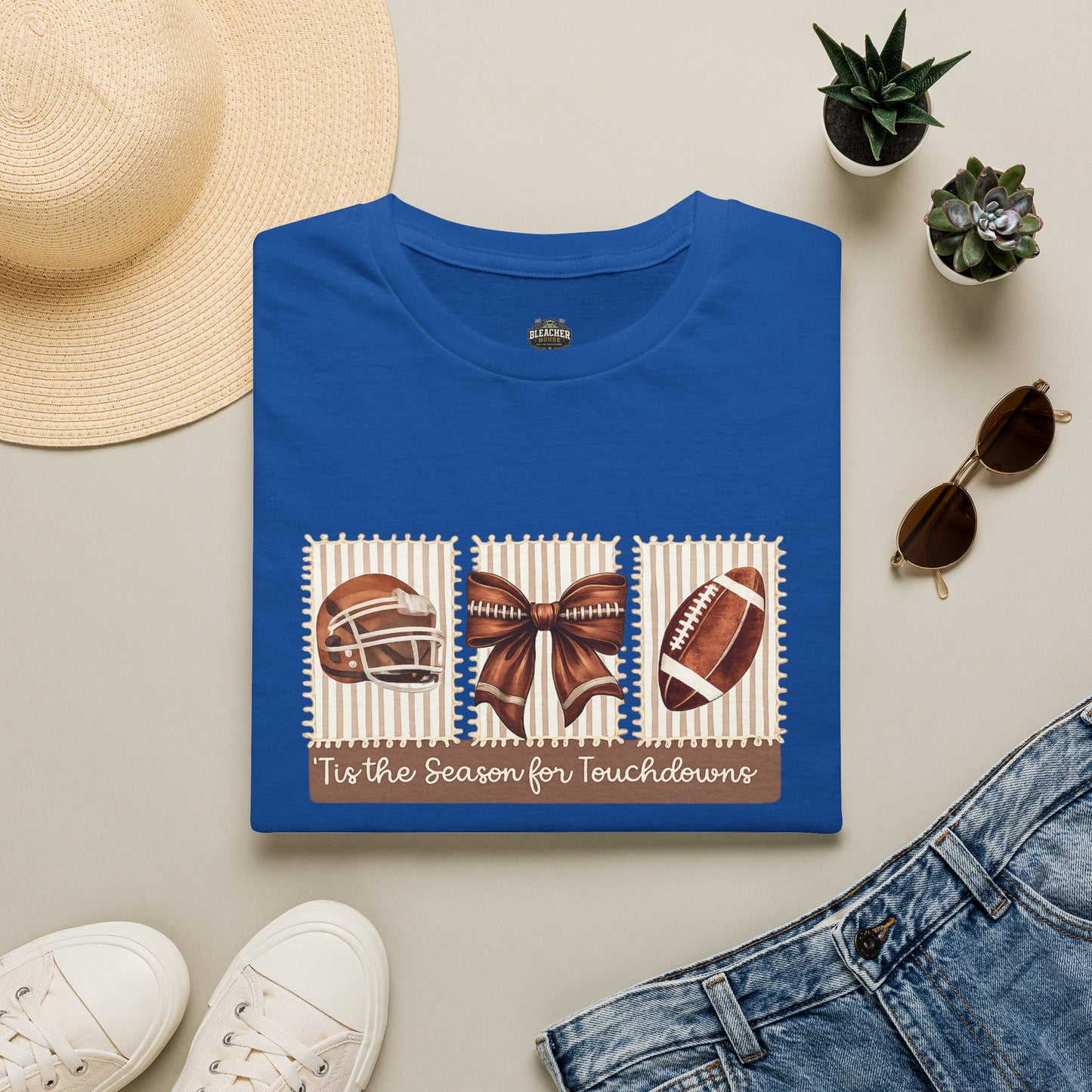 Football Holiday T-Shirt — 'Tis the Season for Touchdowns