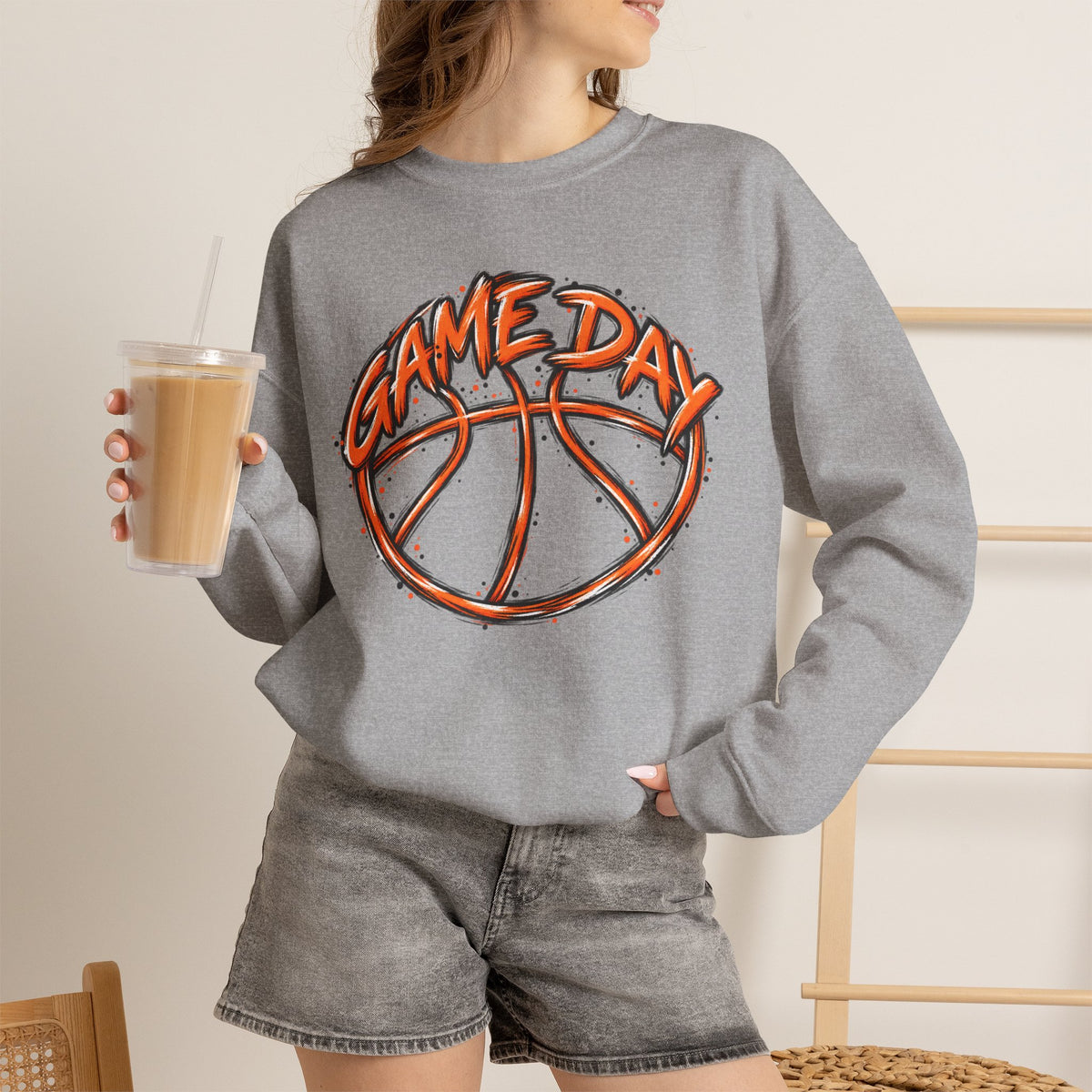 Game Day Basketball Sweatshirt
