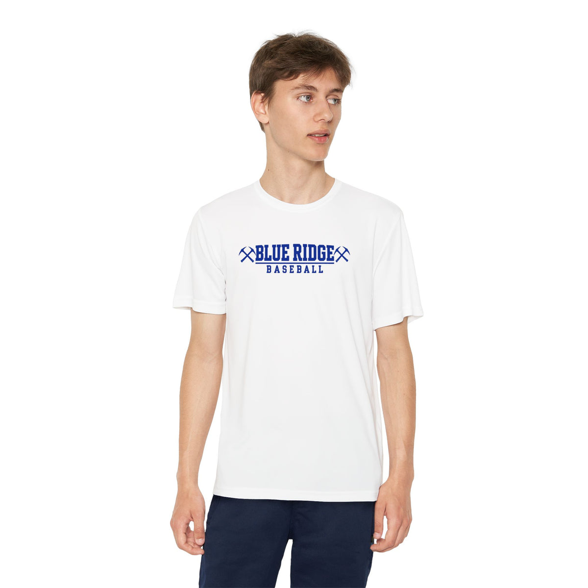 YOUTH Blue Ridge Baseball Sports Performance Polyester T shirt