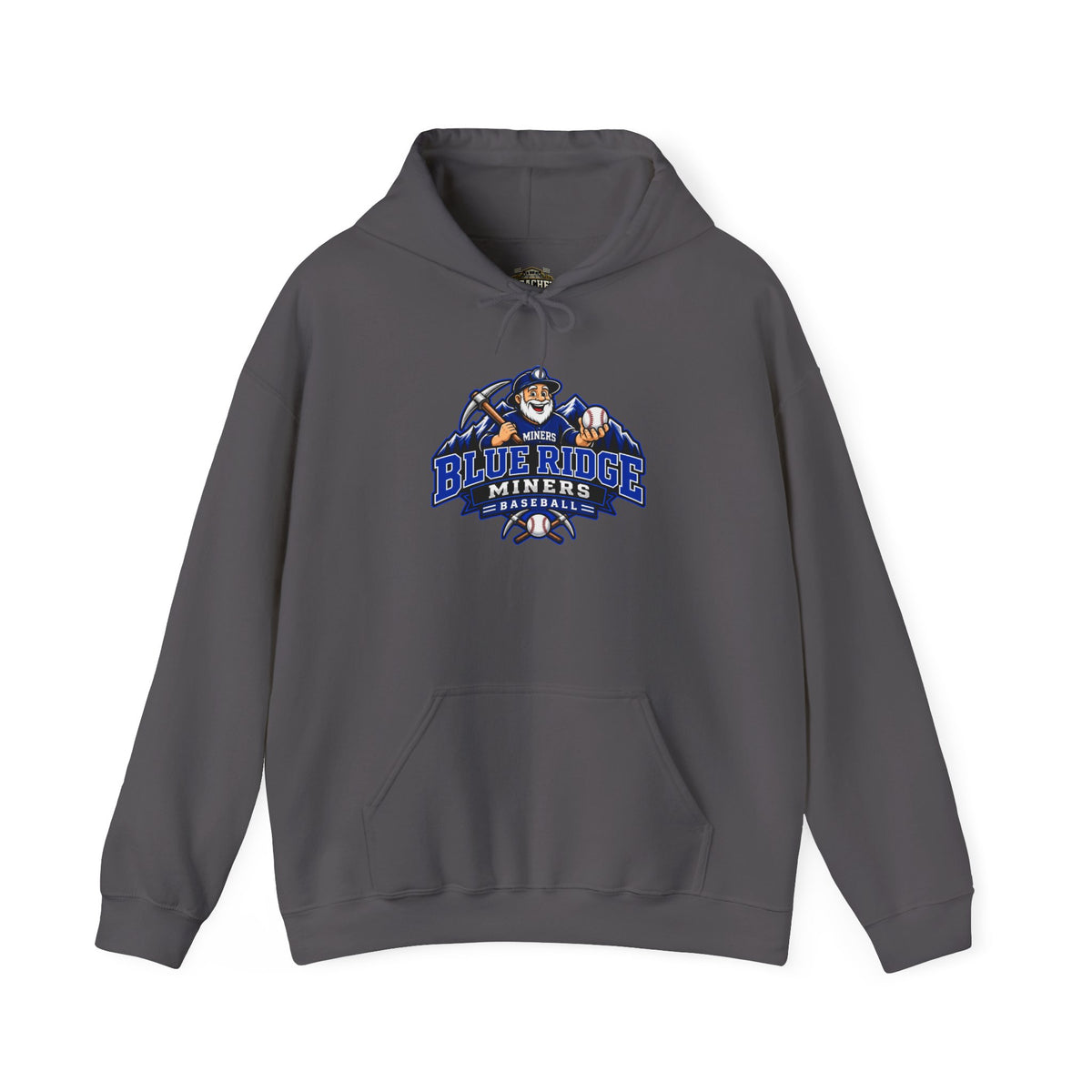 Blue Ridge Miners Mascot Logo Hoodie