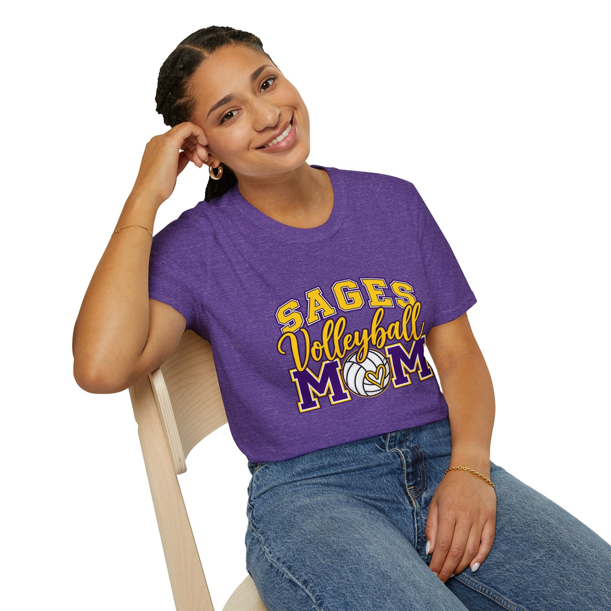 Sages Volleyball Mom Tshirt