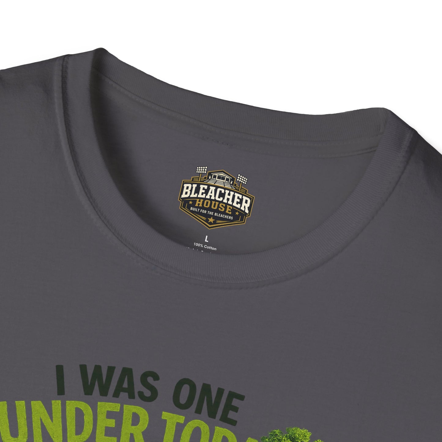 Golf T-Shirt — "I Was One Under Today" REALISTIC VIEW - Funny Scorecard Design