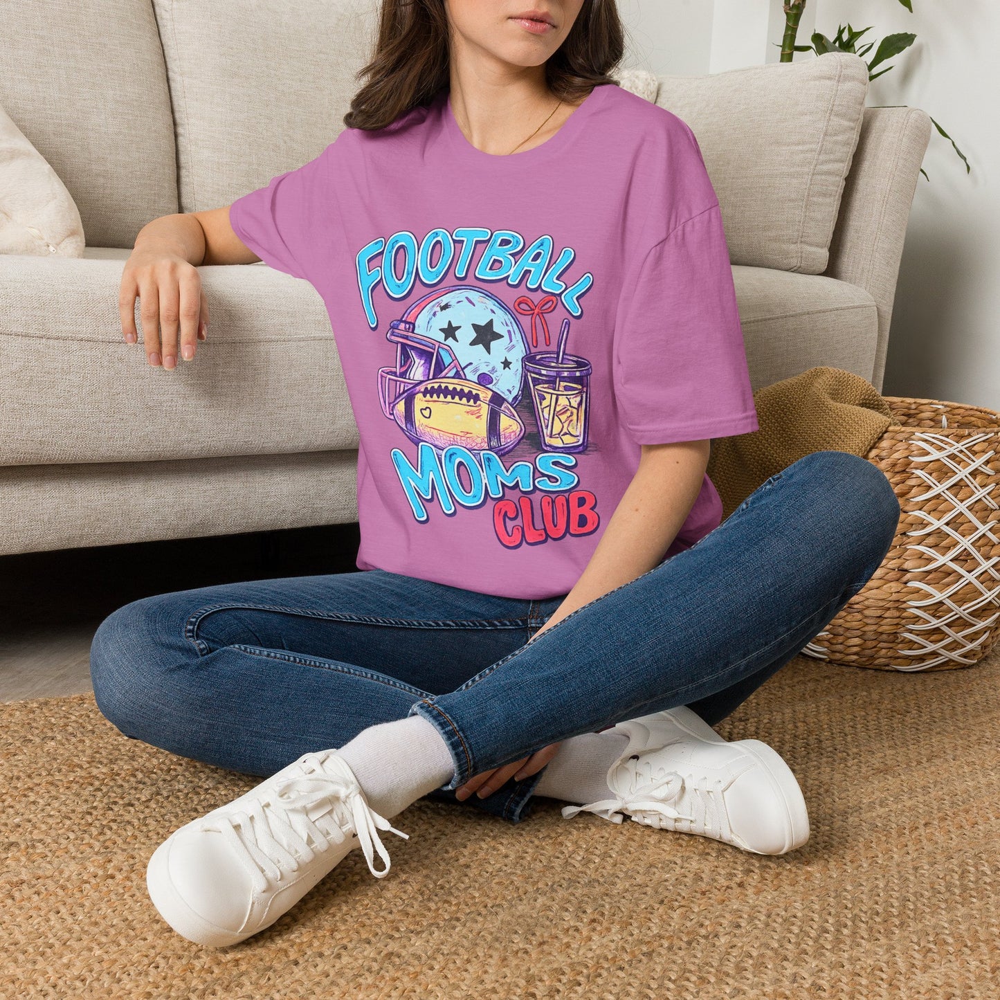 Football Moms Club T Shirt