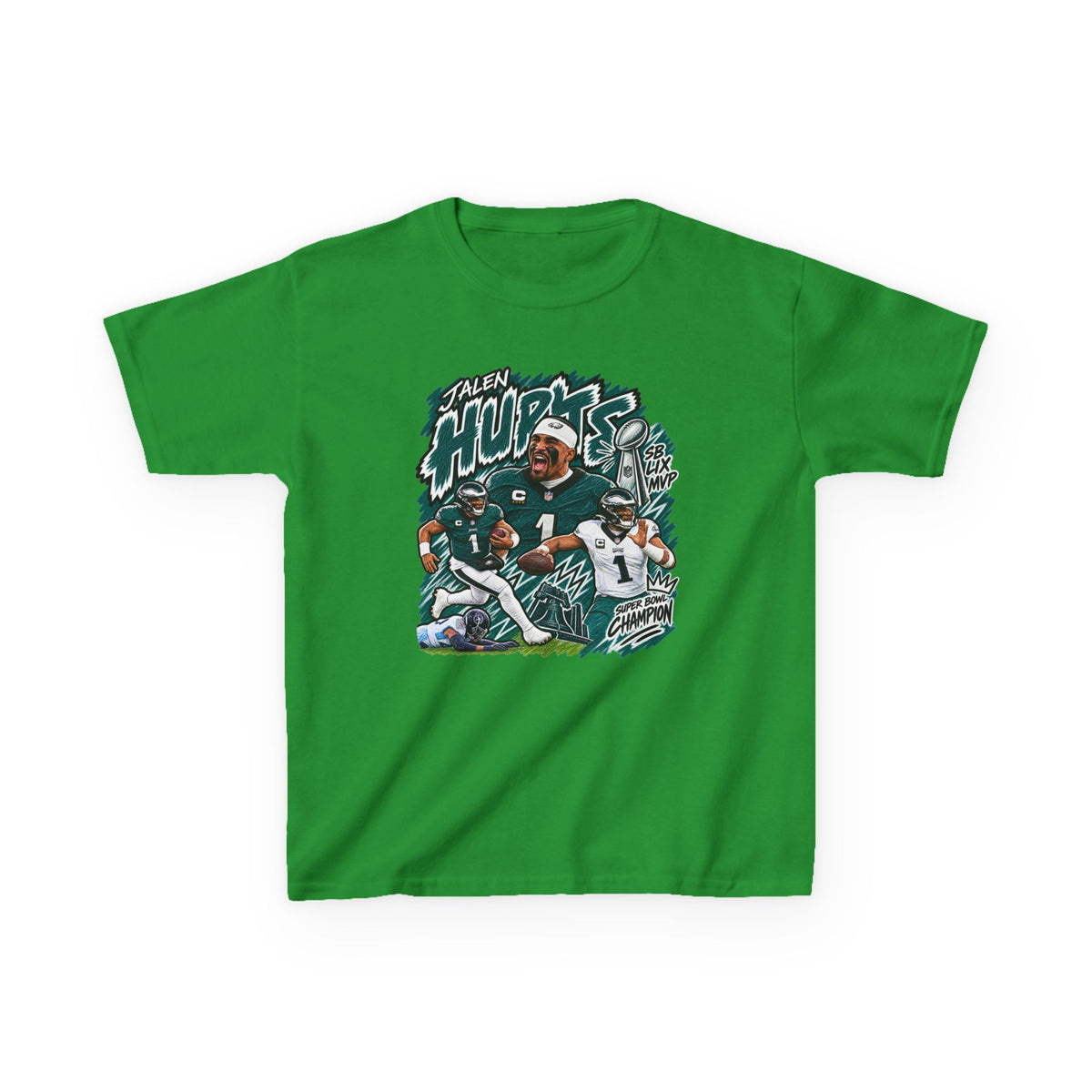 YOUTH Jalen Hurts Graphic T-Shirt - Sunday Standouts Sketch Series