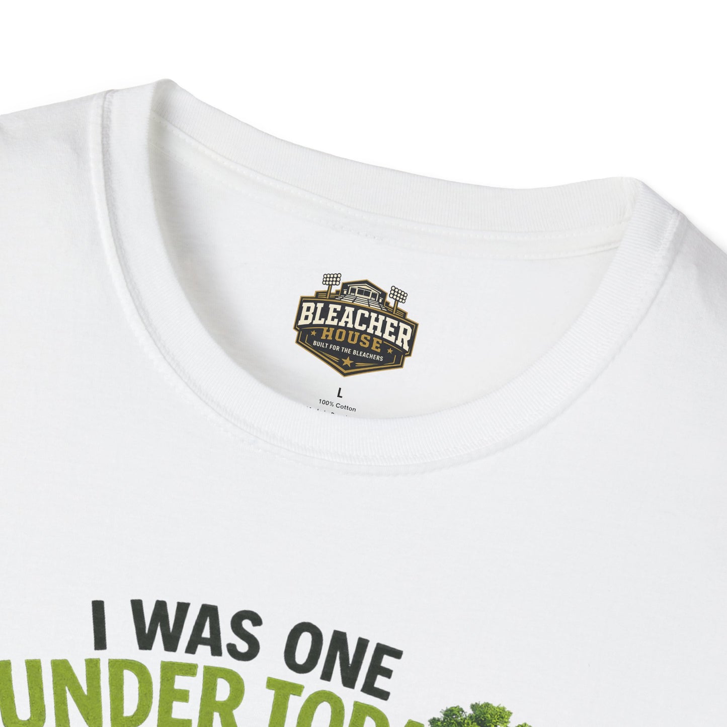 Golf T-Shirt — "I Was One Under Today" REALISTIC VIEW - Funny Scorecard Design