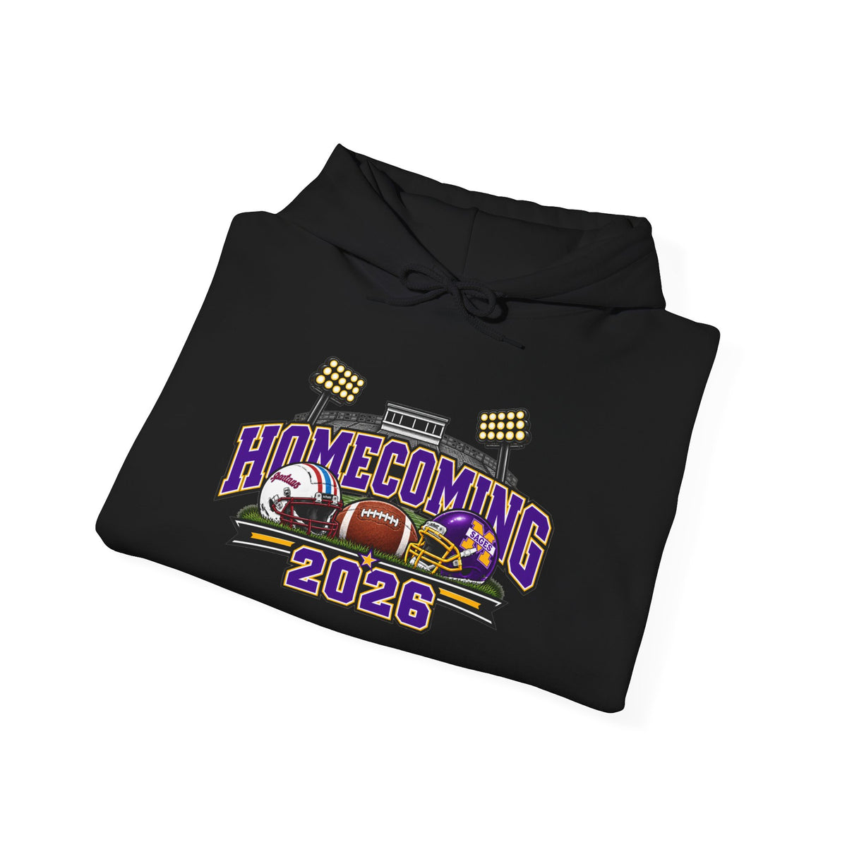 Homecoming 2026 Hoodie — School Spirit Football Crew Sweatshirt