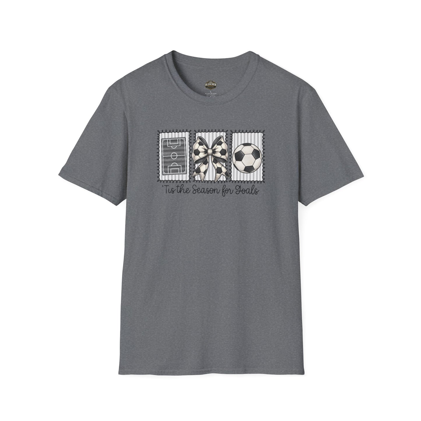 Soccer T‑Shirt — "Tis the Season for Goals"  Soccer Tee