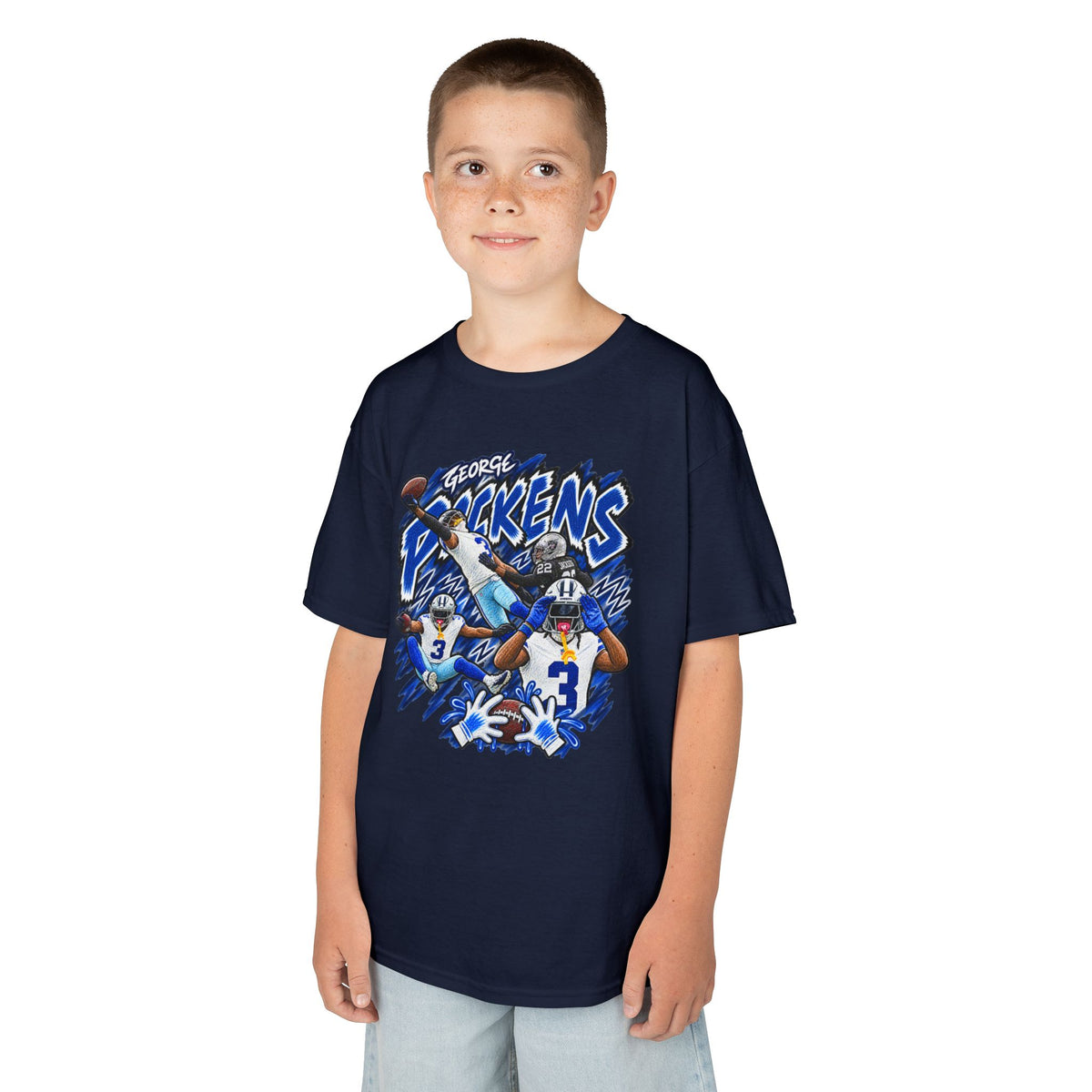 YOUTH George Pickens Graphic T-Shirt - Sunday Standouts Sketch Series