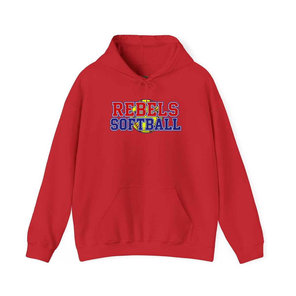 Rebels Softball Hoodie - Team Spirit Softball Pullover