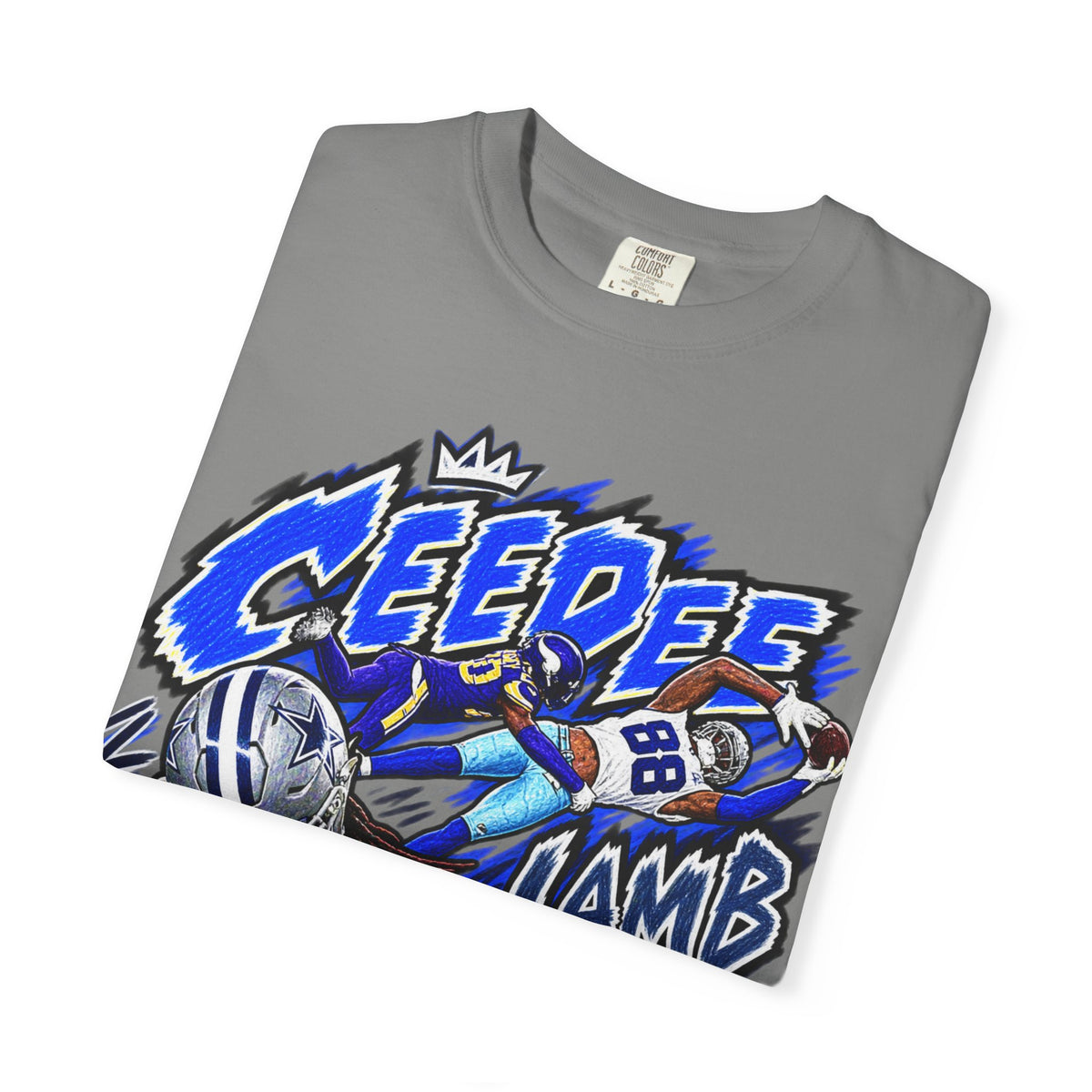 CeeDee Lamb Graphic T-Shirt - Sunday Standouts Sketch Series