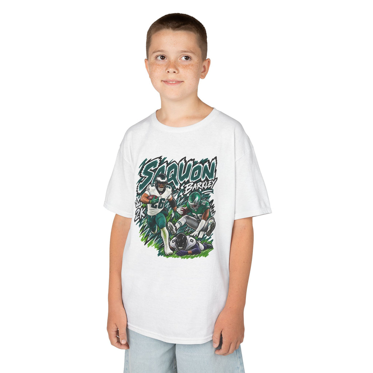 YOUTH Saquon Barkley Graphic T-Shirt - Sunday Standouts Sketch Series