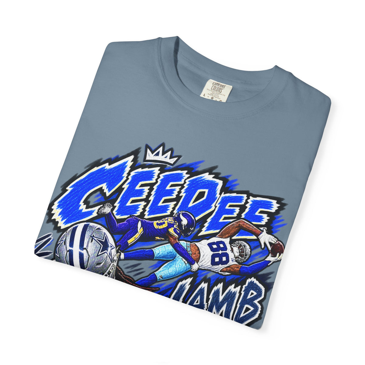 CeeDee Lamb Graphic T-Shirt - Sunday Standouts Sketch Series