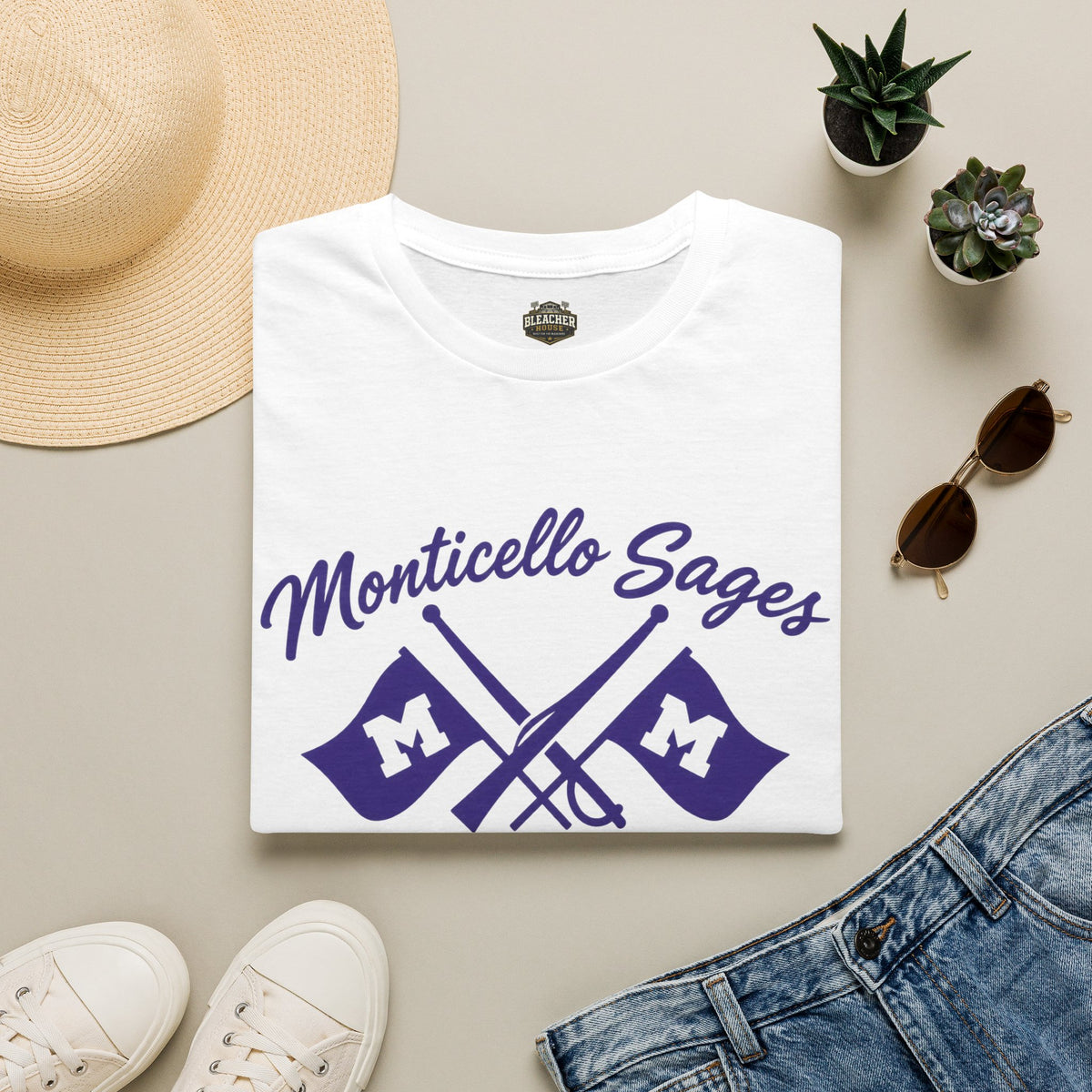 Monticello Sages Aesthetic Color Guard T-Shirt