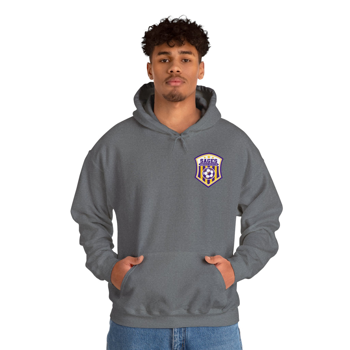 Monticello Soccer Club Crest Hoodie - Unisex Hooded Sweatshirt
