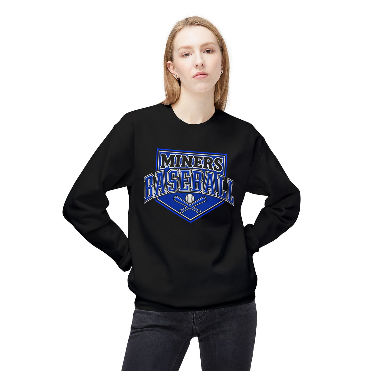 Miners Baseball Crewneck Sweatshirt