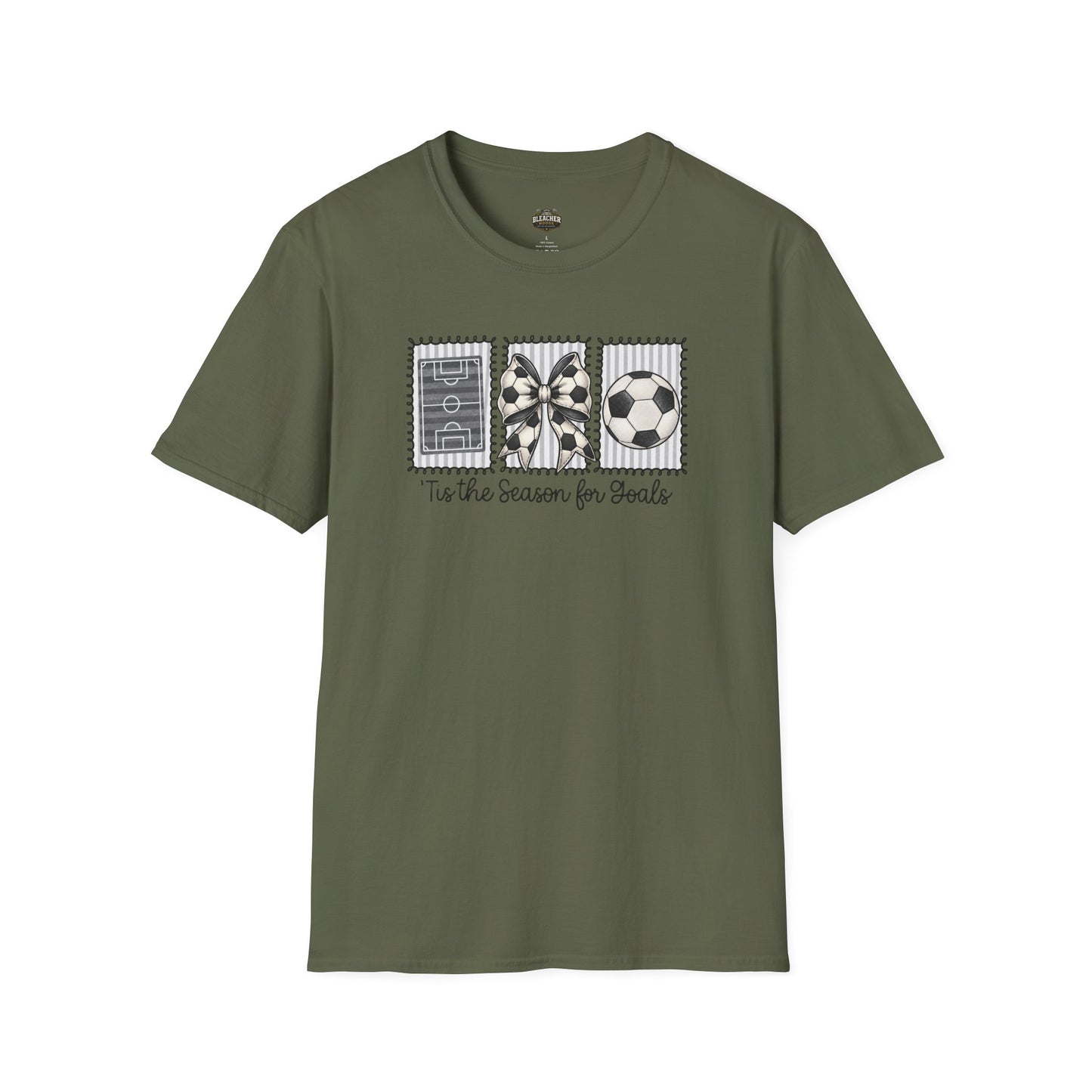 Soccer T‑Shirt — "Tis the Season for Goals"  Soccer Tee