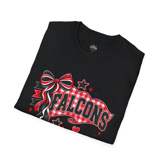 Falcons Bow T-Shirt — Red & Black Spirit Shirt