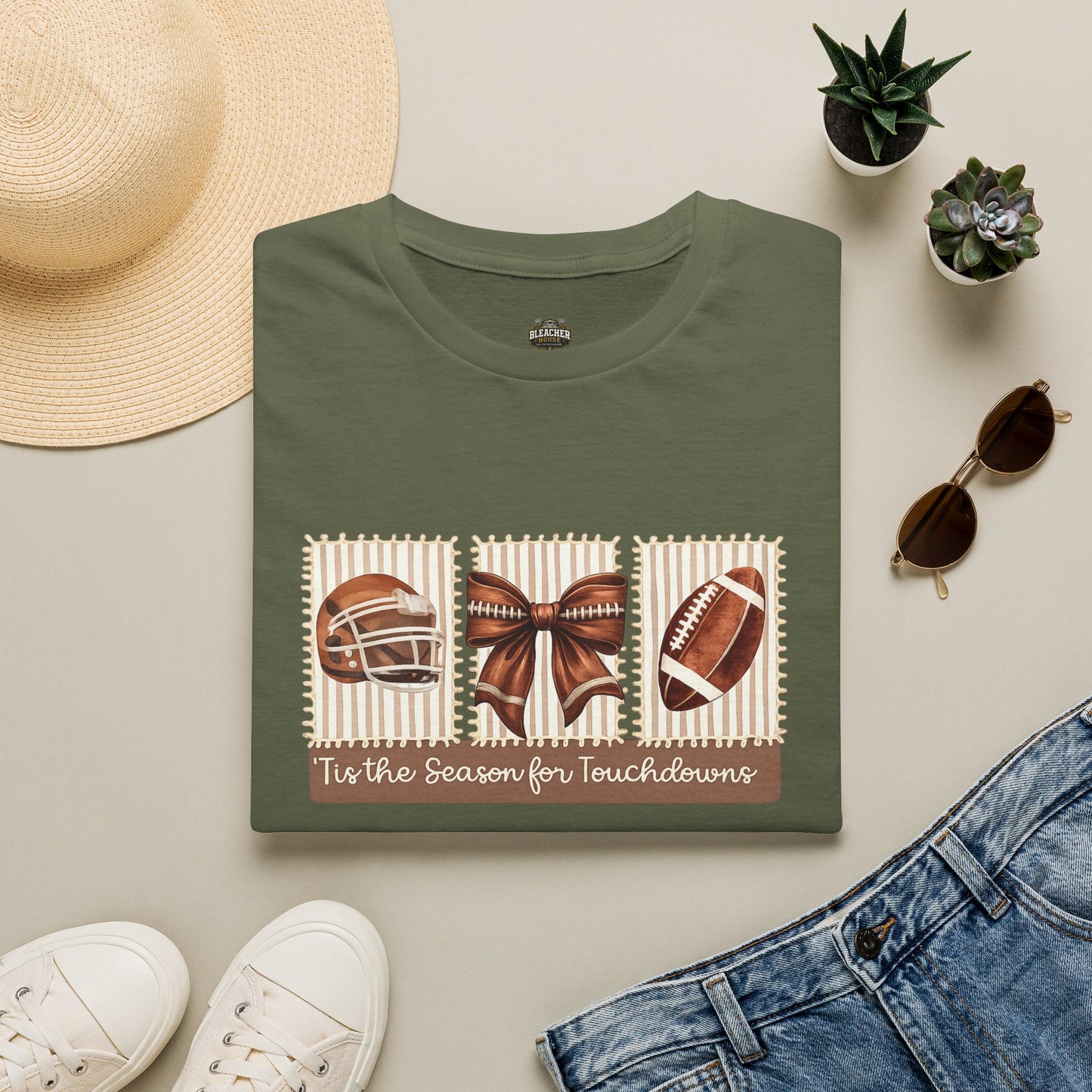 Football Holiday T-Shirt — 'Tis the Season for Touchdowns