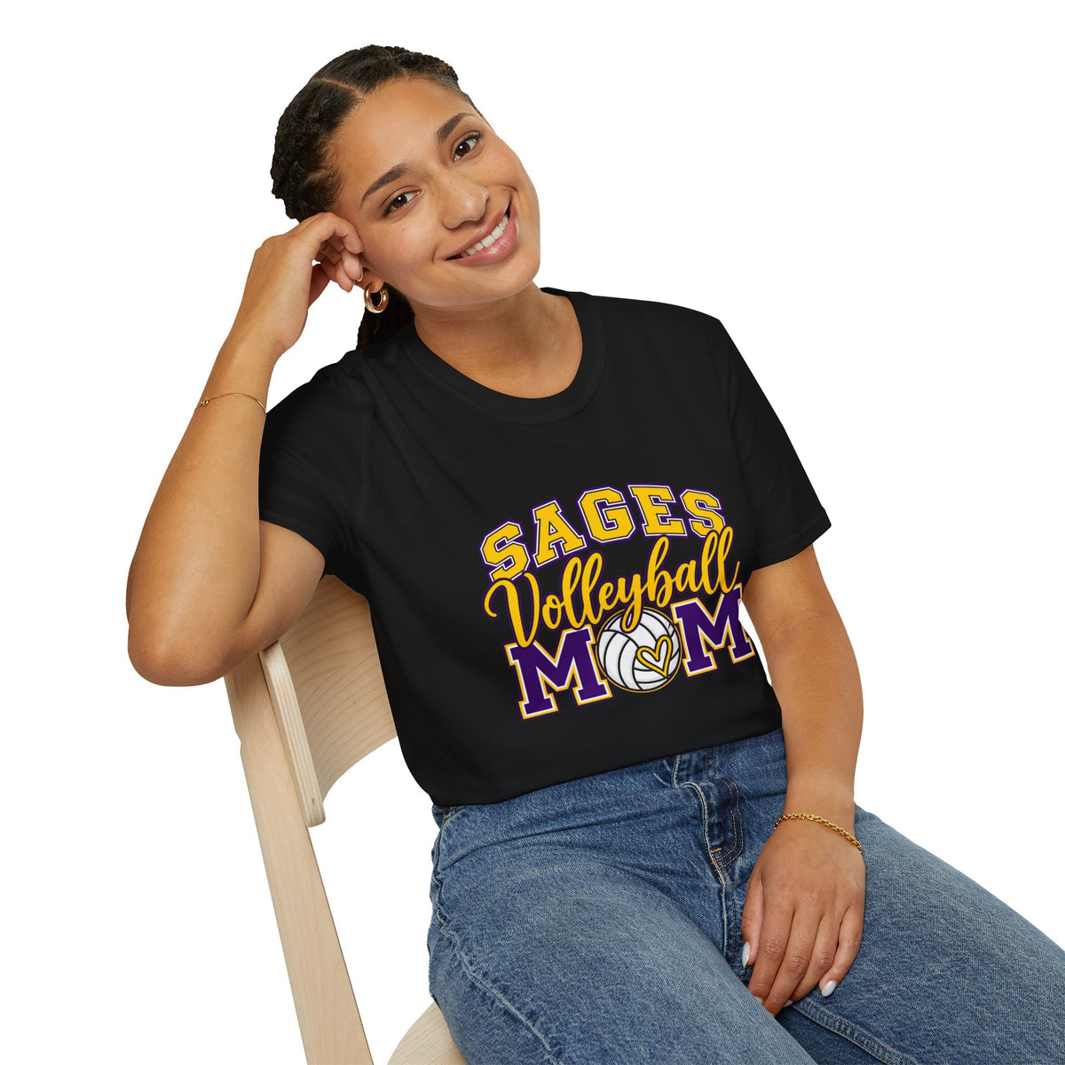 Sages Volleyball Mom Tshirt