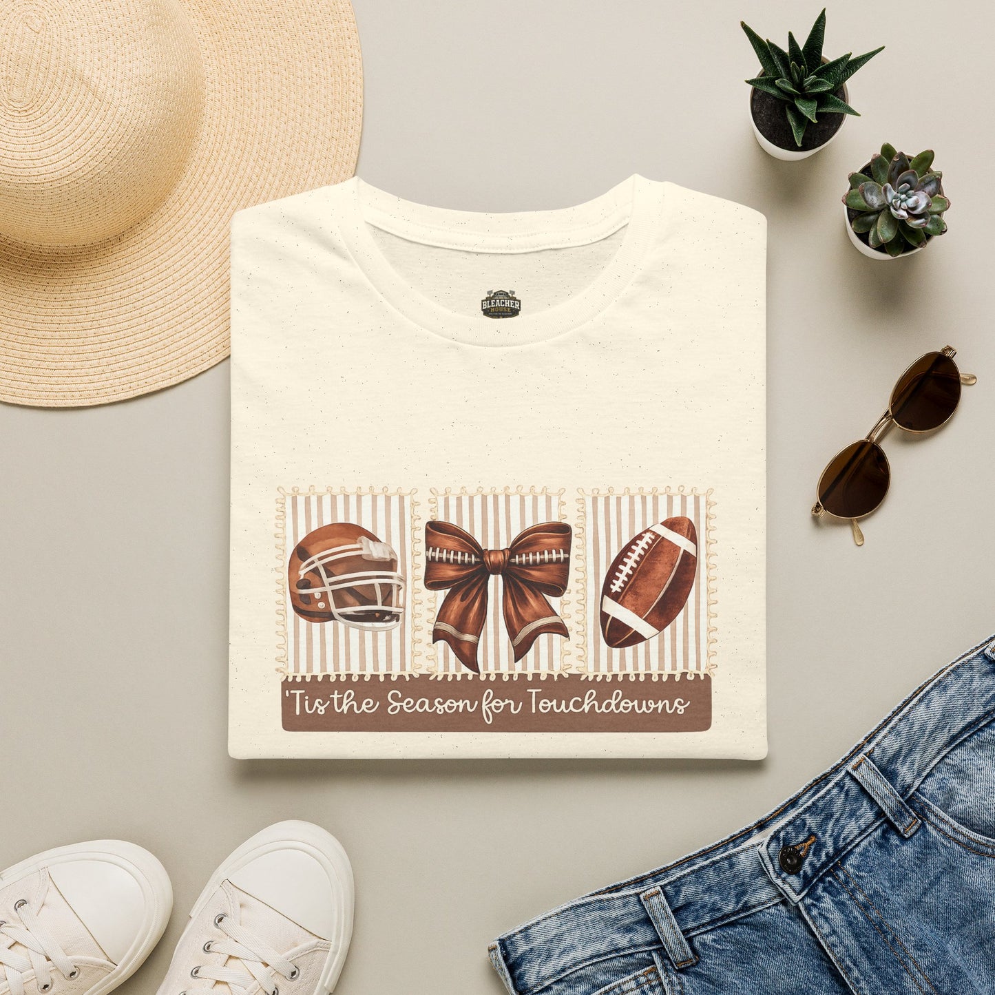 Football Holiday T-Shirt — 'Tis the Season for Touchdowns