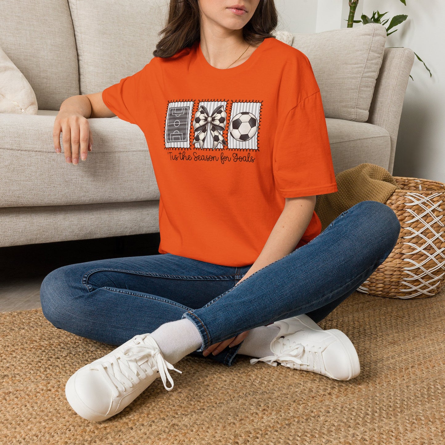 Soccer T‑Shirt — "Tis the Season for Goals"  Soccer Tee