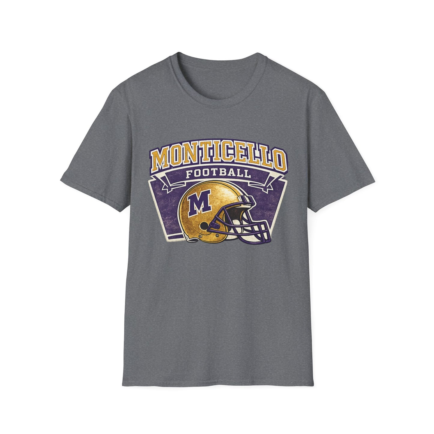 Monticello Football T-Shirt — Vintage Helmet Tee