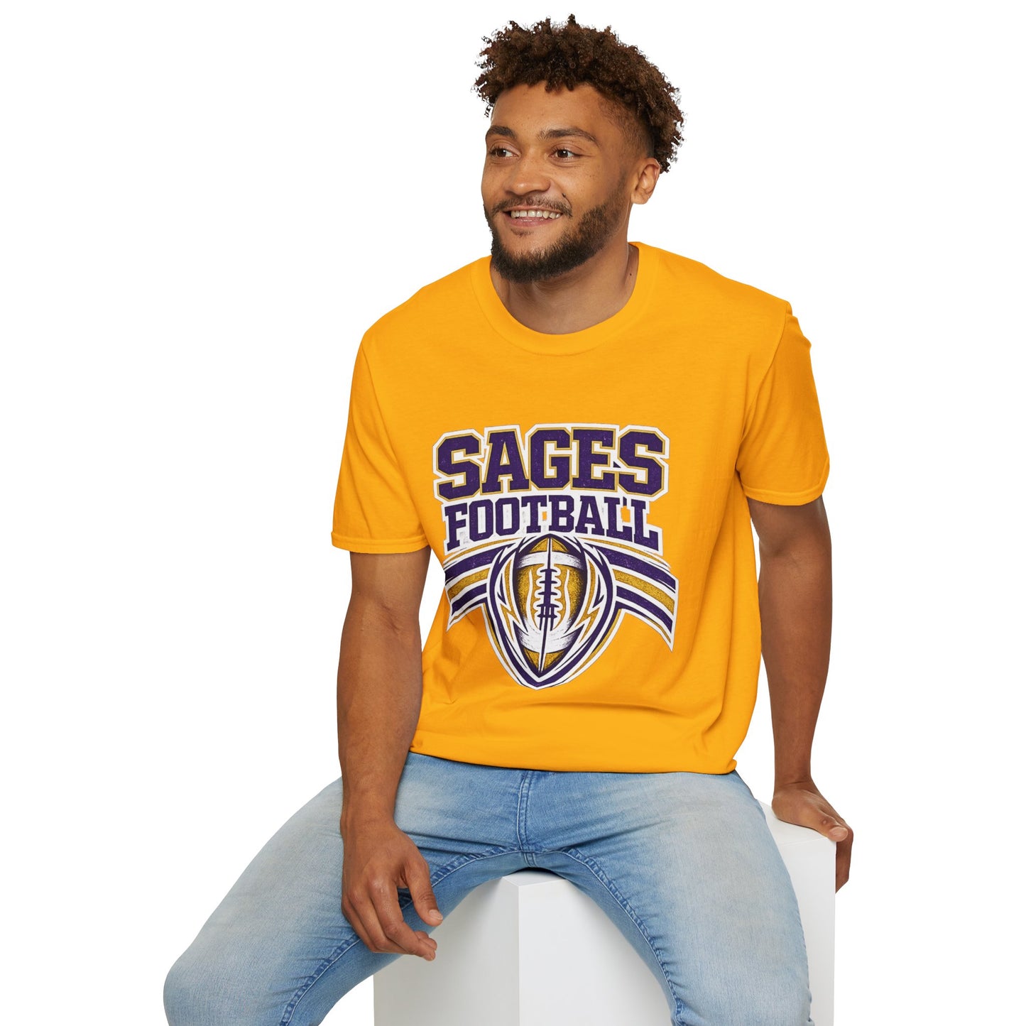 Sages Football T-Shirt — Vintage Collegiate Team Tee